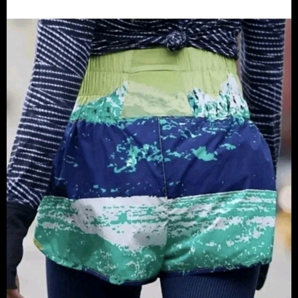 Free People FP Movement The Way Home High Waist Shorts Pink Size XL Athletic - Picture 4 of 7